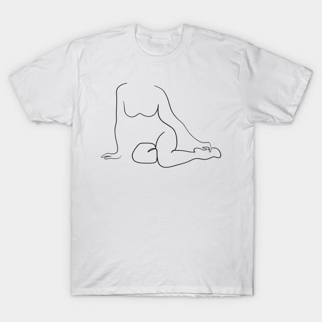 Female figure n.5 T-Shirt by Printable Muse